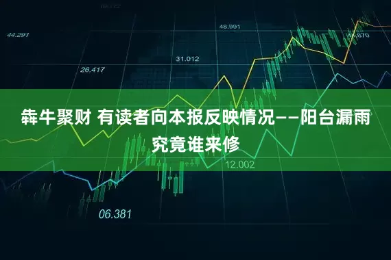 犇牛聚财 有读者向本报反映情况——阳台漏雨究竟谁来修